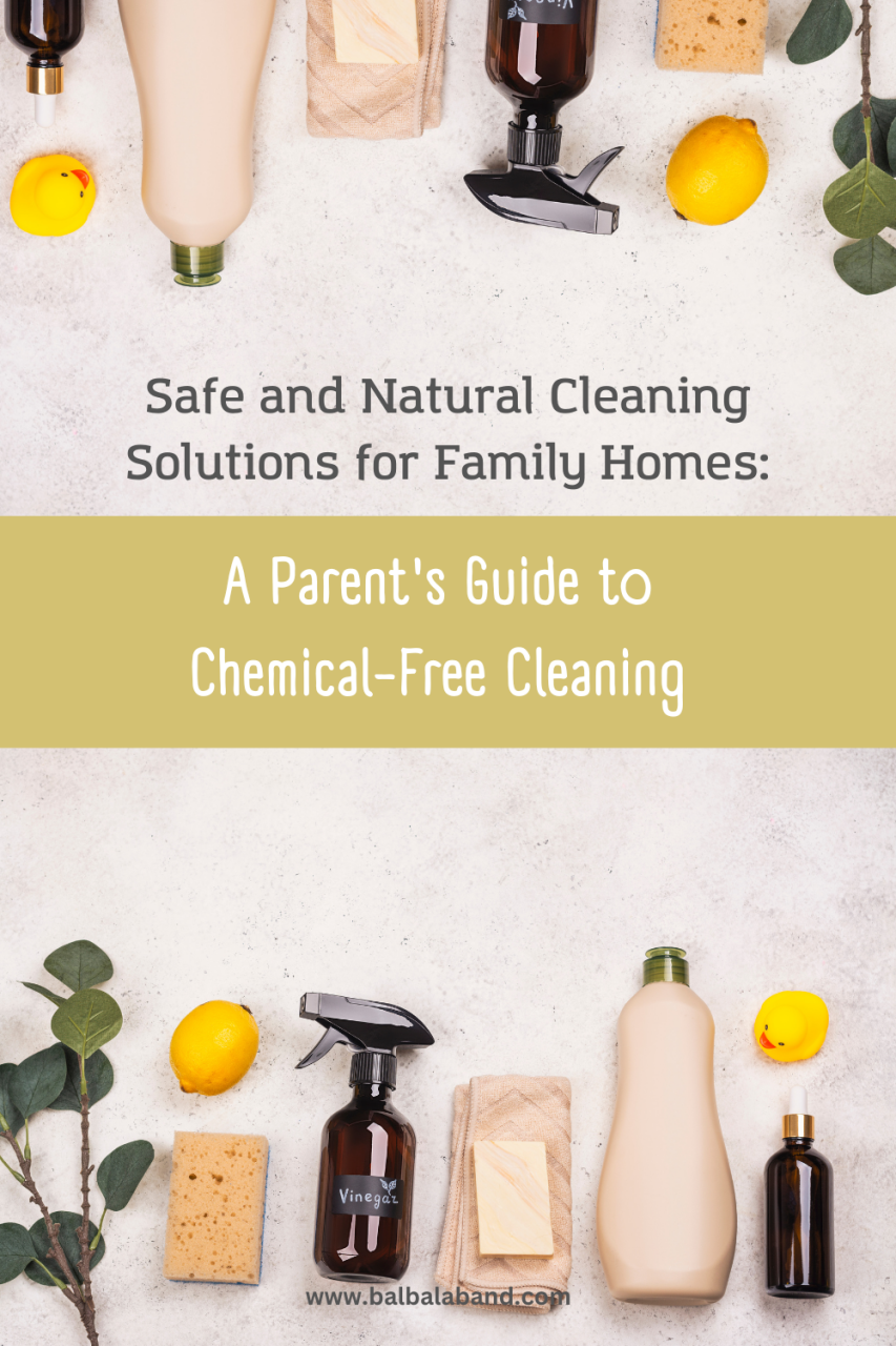 Safe and Natural Cleaning Solutions for Family Homes: A Parent's Guide to Chemical-Free Cleaning